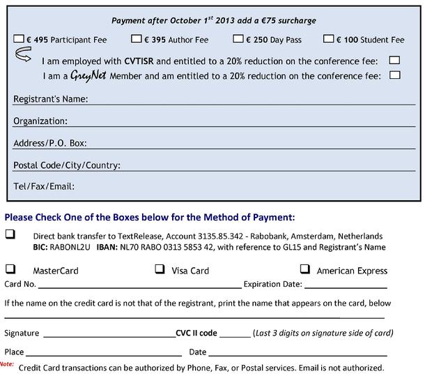 GL15 Registration Form